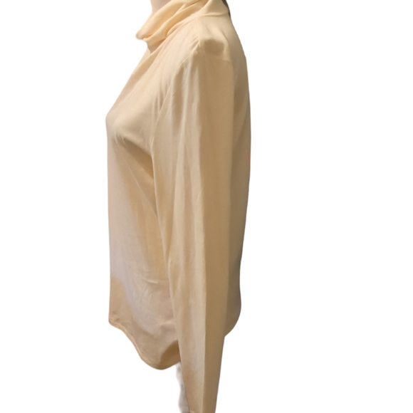 NWT TALBOTS turtleneck size L color cream - Picture 3 of 10